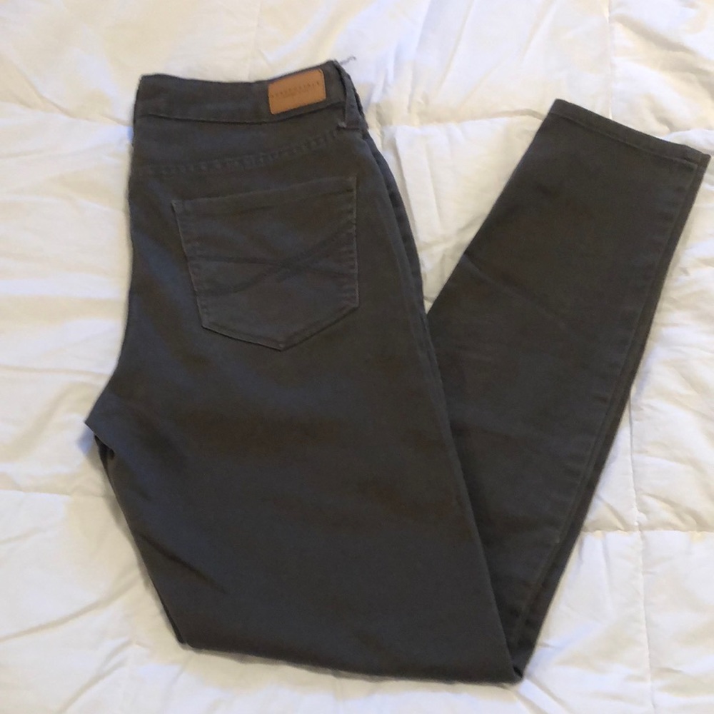Five pocket, high waisted jegging